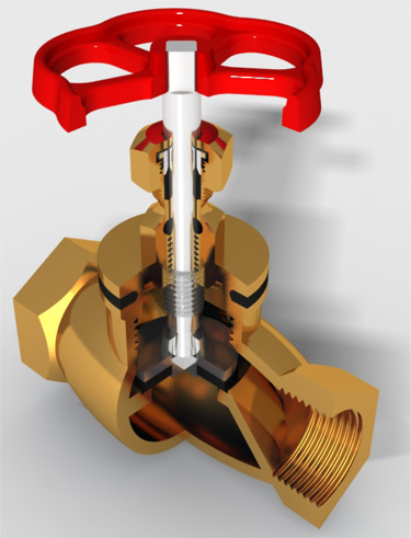 Создание 3d модели вентиля в AutoCAD