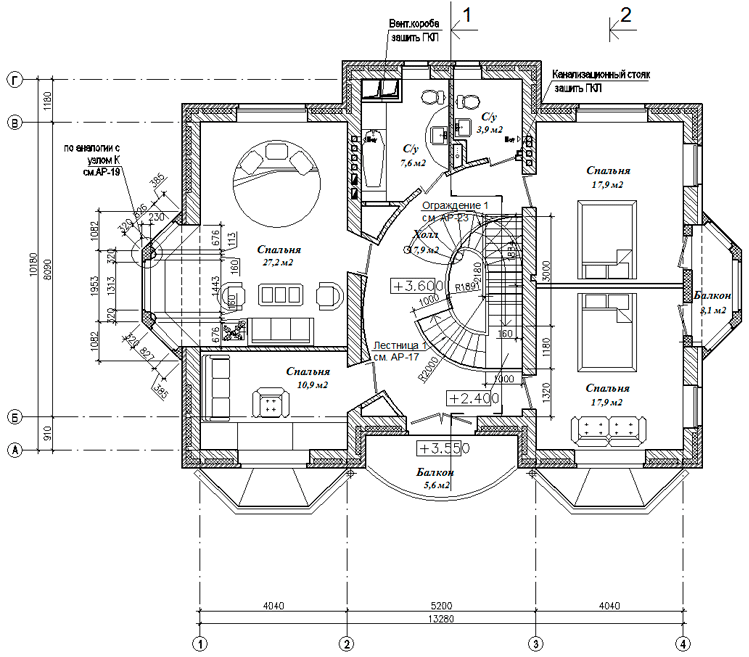 Самоучитель AutoCAD. Создание чертежа плана этажа с расстановкой мебели на плане.